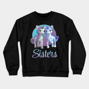 Unicorn Sisters Crewneck Sweatshirt